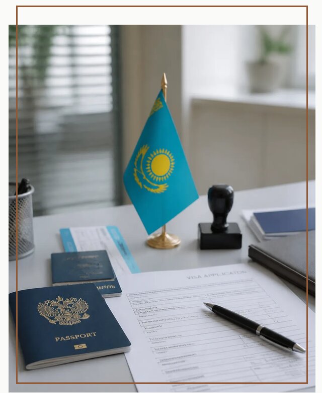 Оформление визы в Казахстан для поездки и работы в Туймазы